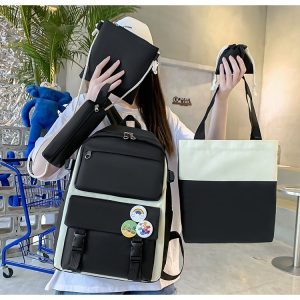 Synthetic Zip Backpack One Size