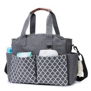 2023 Spring One-Shoulder Mommy Bag with Bottle Pocket - One Size