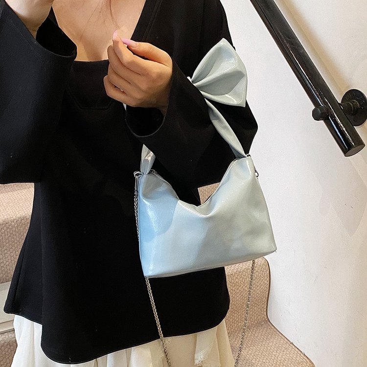 PU Single Shoulder Crossbody Bag with Zipper Closure Summer 2025 One Size - Image 4
