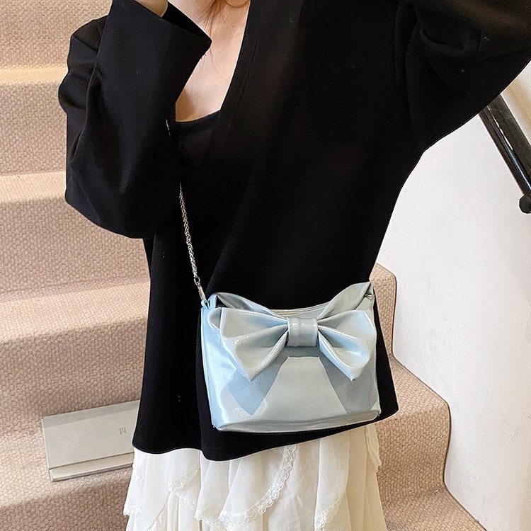PU Single Shoulder Crossbody Bag with Zipper Closure Summer 2025 One Size - Image 2